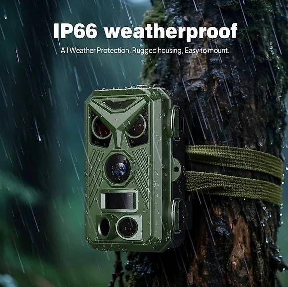 Camcorder: Caméra de Chasse WiFi 4K Détection Mouvement Vision Nocturne – Gebraucht aus Donneloye von ire_767q