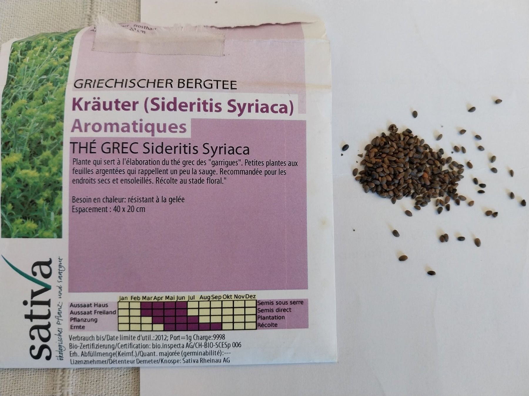Piante & sementi: Samen Kräuter 3 Sorten – Usato da Schwaderloch venduto da bademeister79 3