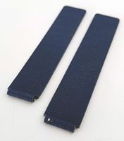 Nr230 Textil Uhrenband, elastisch, 18mm blau