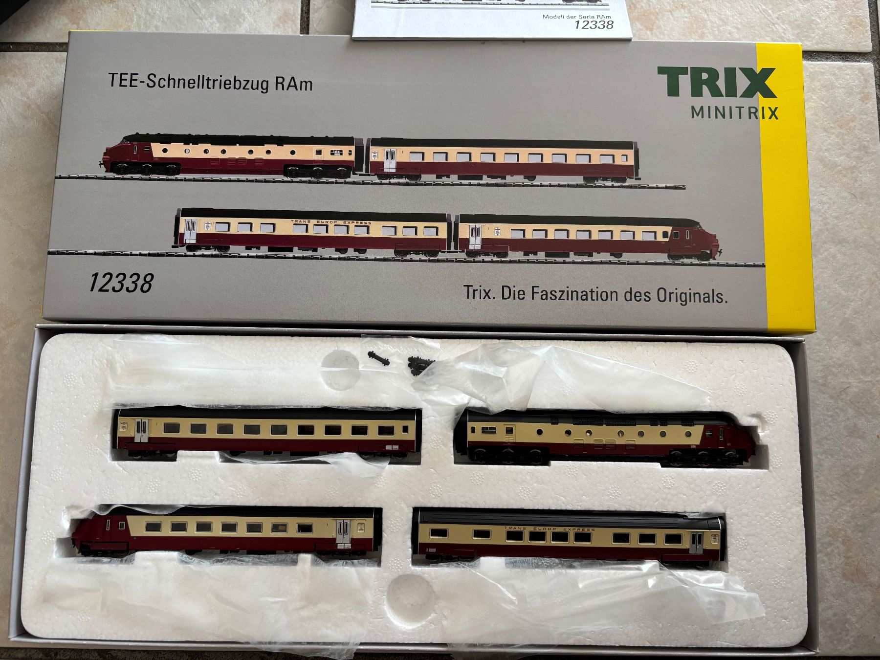 Locomotive électrique TRIX 22625 DB ET 56 - H0 - Époque 3 - Neuf - Pré-digitale