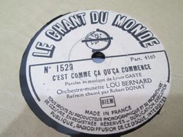 DISQUES 78 TOURS