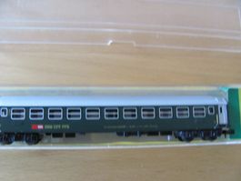 SBB Personenwagen BH 2 grün ( Minitrix )