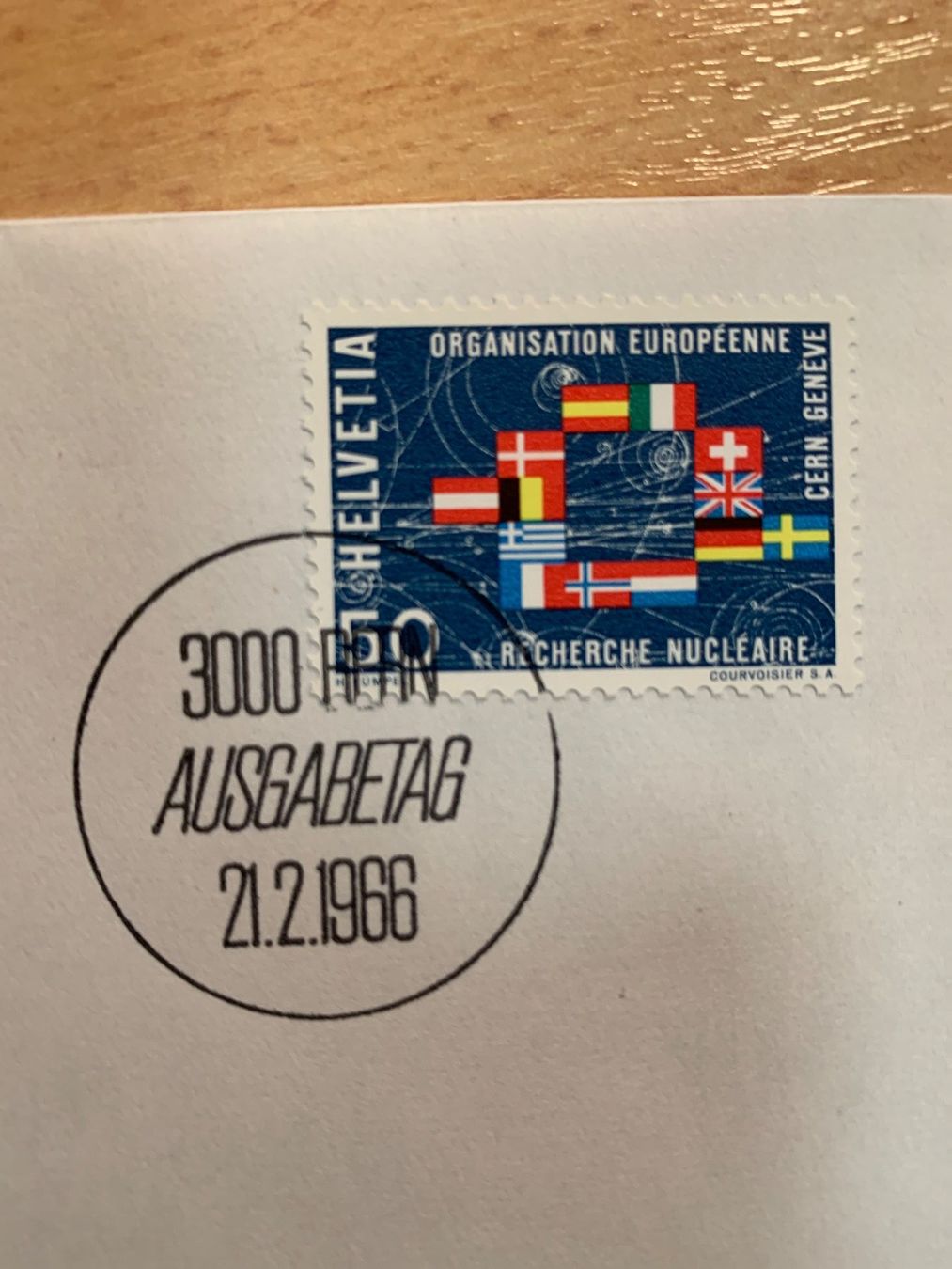 Tutti i francobolli: CERN Ersttagsbrief 21.2.1966 3000 Bern – Usato da Ibach venduto da lisch3 3