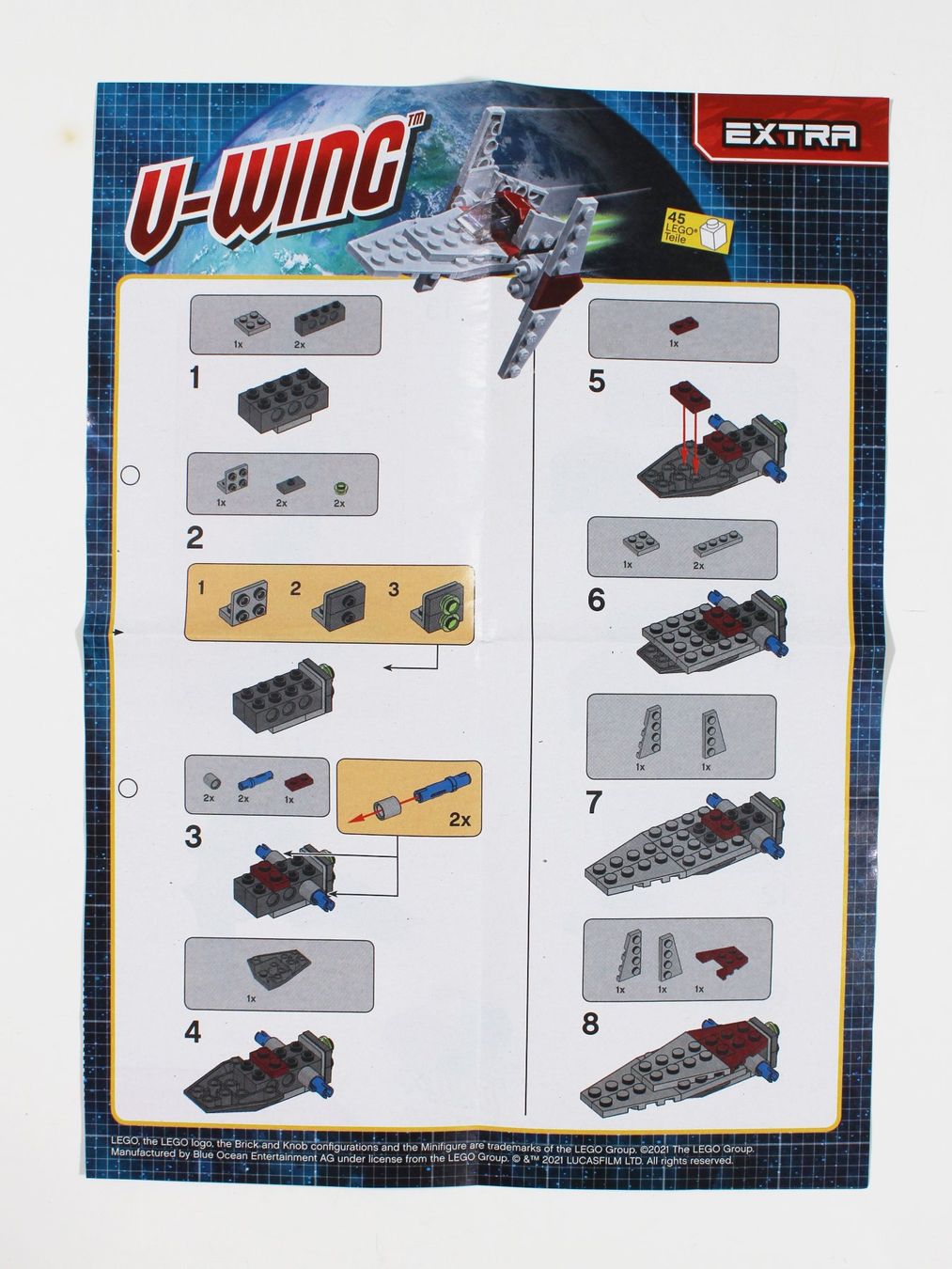 Lego Statuette: LEGO STAR WARS V-WING Foilbag / Polybag – Nuovo e nell'imballaggio originale da Brüttisellen venduto da Collector-Corner 2