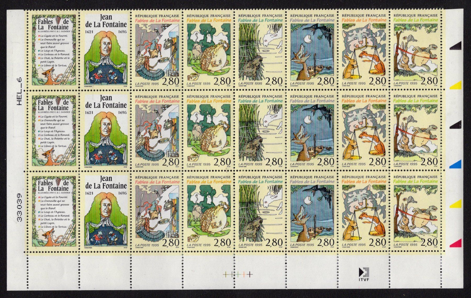 Tutti i francobolli: R1602  /  Jean de La Fontaine 1995 – Nuovo (secondo la descrizione) da Ste-Croix venduto da MONT-TAGNAC