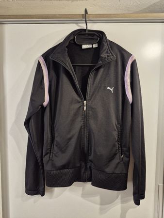 Schwarze Puma Trainingsjacke, Damen Gr. 40 - Top Zustand!
