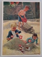 Bundesfeierpostkarte Nr.66 - 1937 - Spielende Kinder