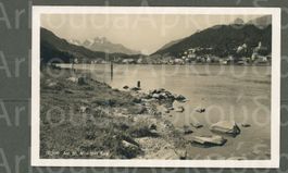 AK sw St. Moritz GR am St.Moritzer See ≈ 1939