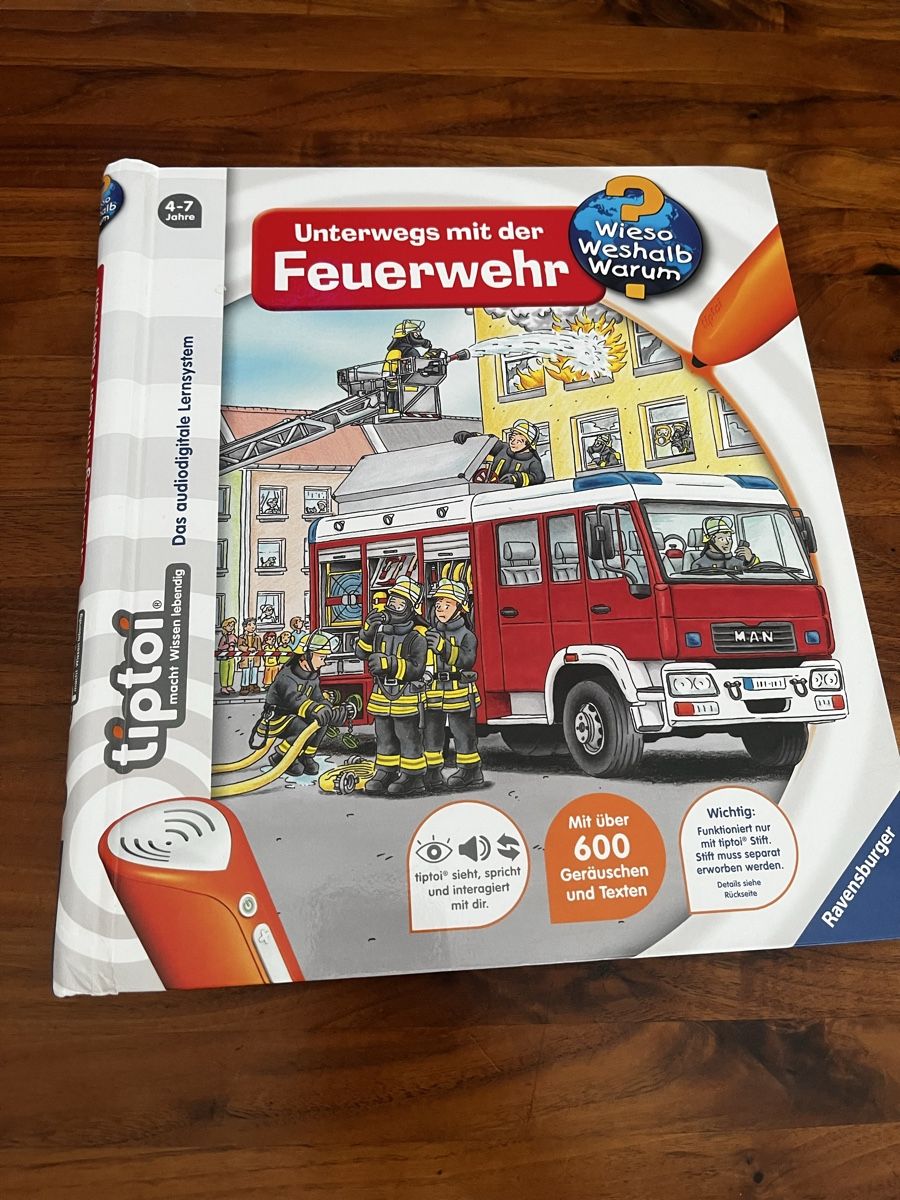 Libri: tiptoi Buch Unterwegs mit der Feuerwehr – Usato da Chur venduto da cardem86