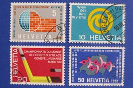 Serie Werbemarken 1961 Nr.375-378 , gestempelt