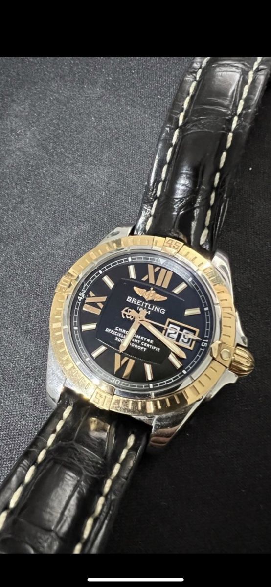 Breitling Montres: Breitling Galactic 41 (Two Tone, Big Date) – Neuf (Voir description) à Niedergösgen par Dibu123