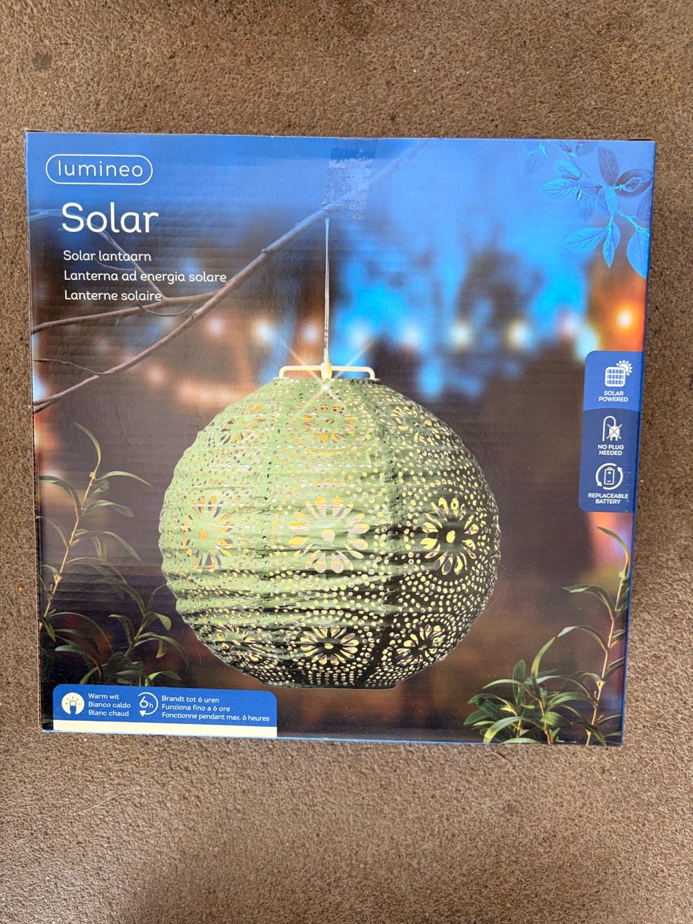Lanterne: Solarlaterne mit Solar rund grün – Nuovo (secondo la descrizione) da Sursee venduto da pflugshaupt01 1