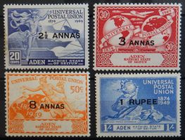 ADEN British Lot mit alten Werten VIII *