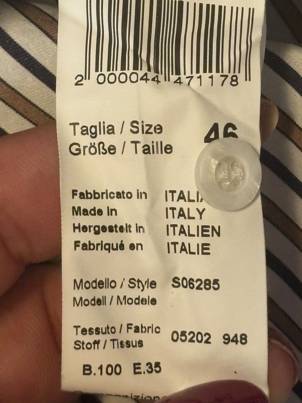 Peserico Camicette: Peserico Italy Oversized Bluse – Usato da St. Margrethen SG venduto da dijanaO 7