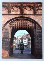 Basel - Blick durch das Spalentor in die Spalenvorstadt