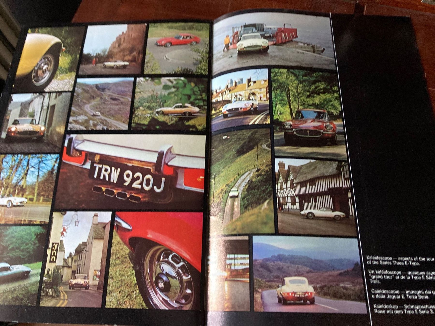 Jaguar Documenti: Jaguar serie 3 e-type Prospectus Auto Prospektus – Usato da St-Cierges venduto da LeRegain 5