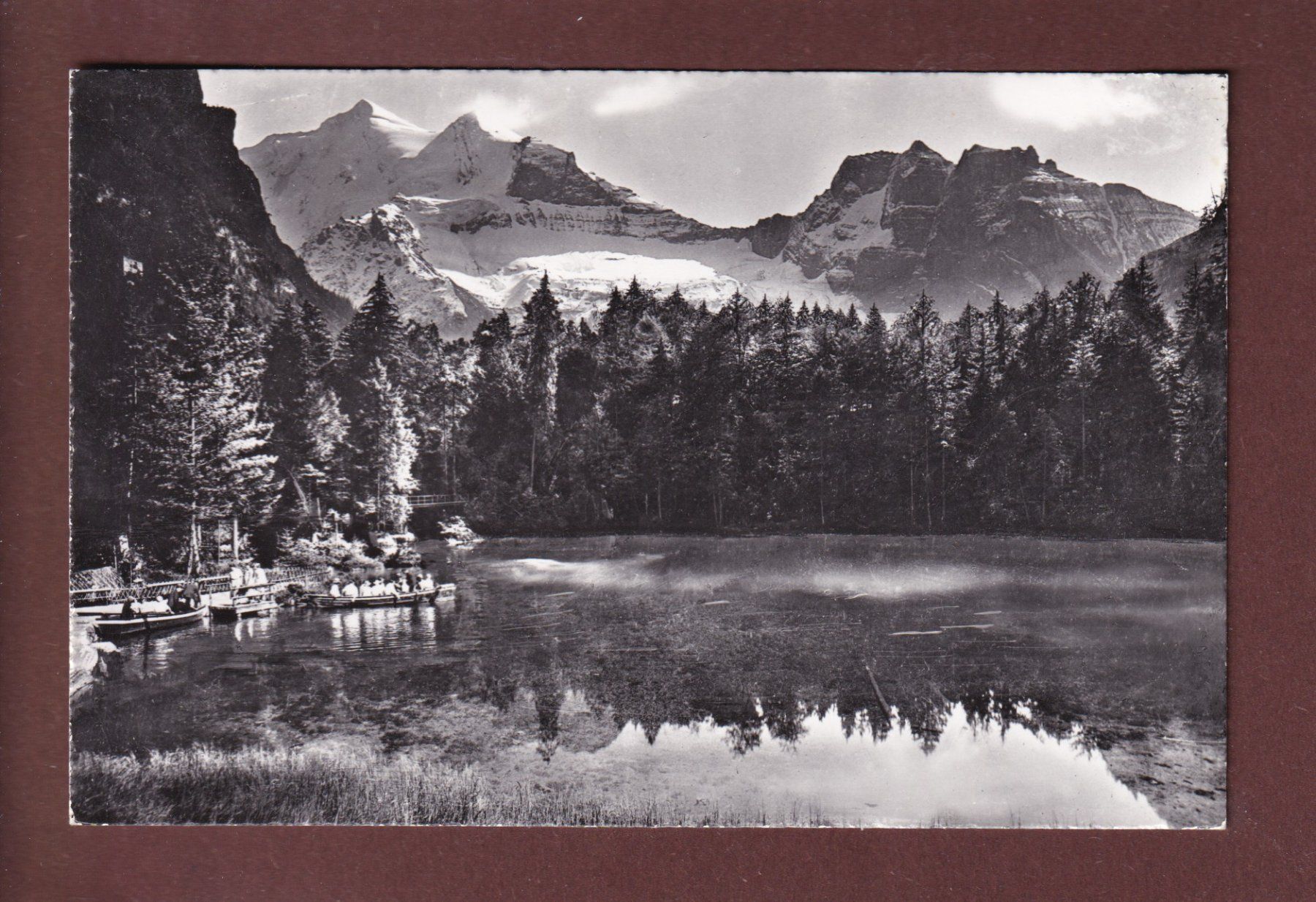 Cartoline postali: BLAUSEE - Doldenhorn - 1960 – Usato da Pully venduto da nicecards