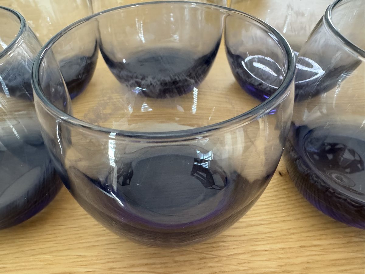 Bicchieri: 6 blaue Trinkgläser – Usato da Winkel venduto da Schorley 2
