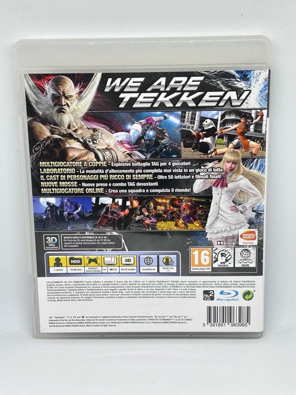 Sony Giochi: Tekken Tag Tournament 2 per PlayStation 3 – Usato da Giubiasco venduto da LorisVale 1