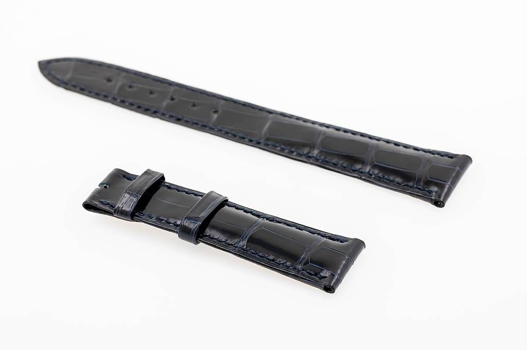 Bracciali & Braccialetti: Patek Philippe dark blue shiny leather strap 20mm NEW – Nuovo (secondo la descrizione) da Epalinges venduto da bracelet123