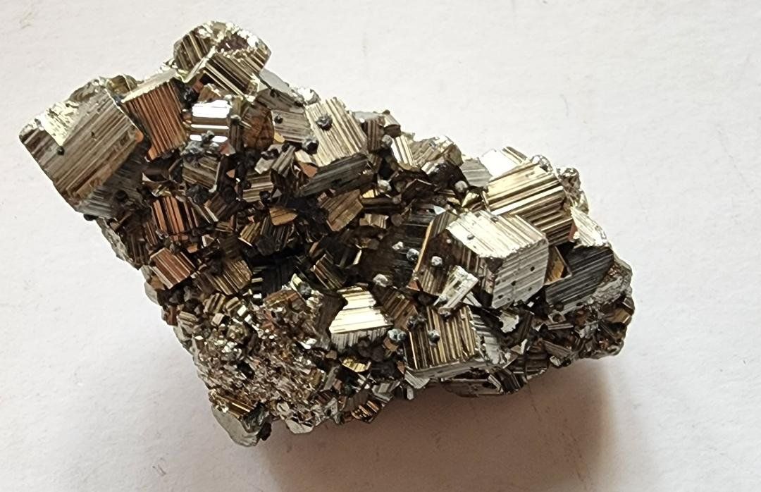 Minerali & Pietre curative: Peru: wunderschöner Matrix Pyrit-Schwimmer. – Nuovo (secondo la descrizione) da Lima- Peru venduto da Alpaka-Haus 1