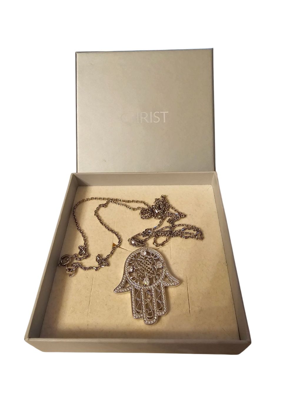 Catenine: Halskette silber Hamsa Hand – Usato da Langenthal venduto da SecondChanceShop 2