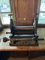 Druckpresse Walzenpresse mit Zahnradantrieb gebraucht