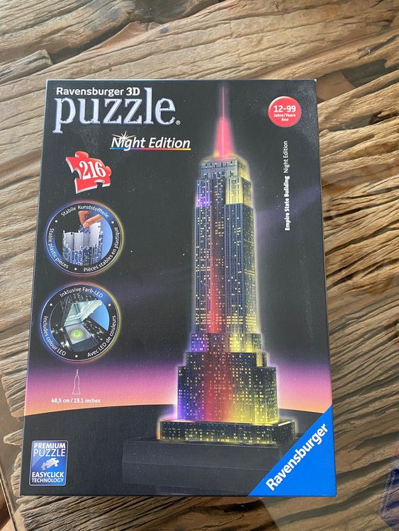 Ravensburger 3D Puzzle Empire State building Nacht Edition Kaufen