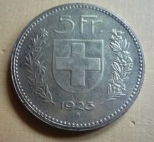 5 Franken 1923, unz, Kat. 225.--