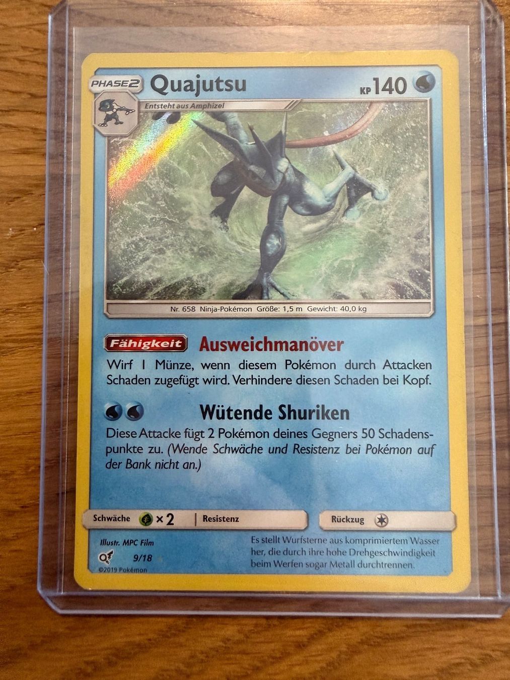 Pokémon Sammelbilder & Trading cards: Quajutsu 9/18 – Gebraucht aus Amriswil von sim_nlb6
