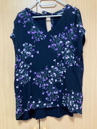 (KOPIE) Geblümte Bluse Gr. XXL