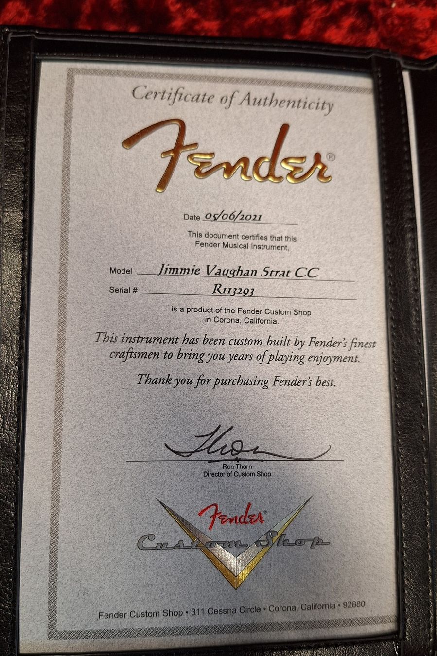 Fender Strumenti musicali: Fender Custom Shop Jimmie Vaughan Stratocaster – Usato da Jona venduto da evamatze 5