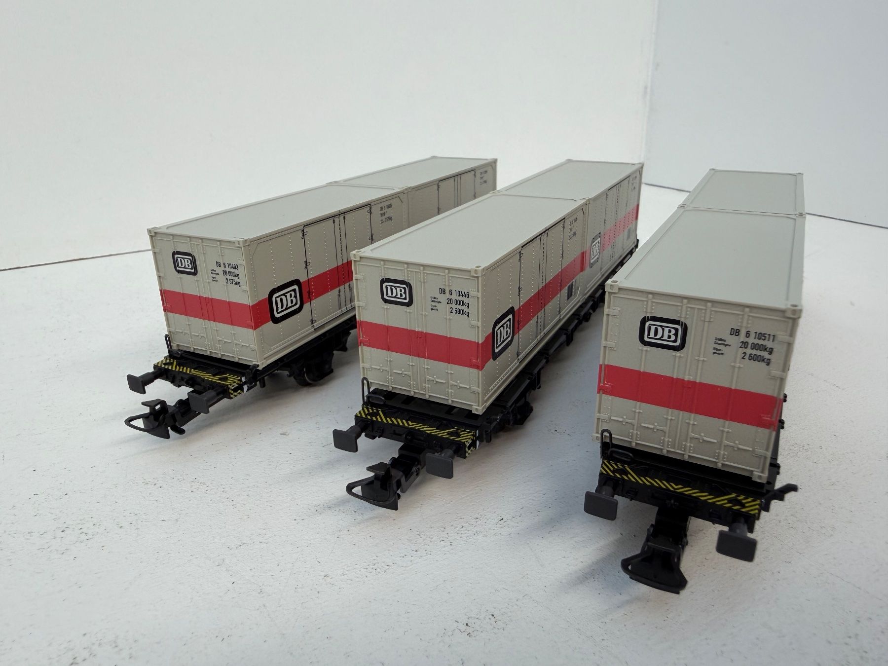 Märklin Modellini di ferrovie: Märklin Container Tragwagen  der DB – Usato da Büsserach venduto da ModellbahnDepot 3