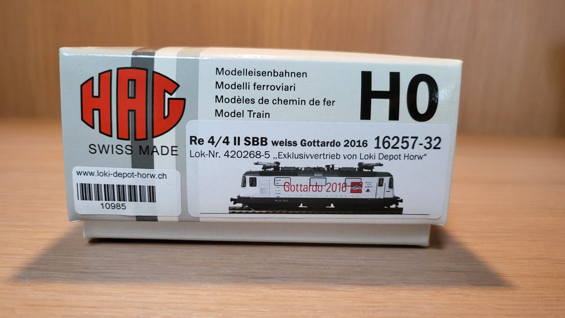 Hag Modellini di ferrovie: Hag SBB Re 420 Gotthard 2016 Wechselstrom – Nuovo (secondo la descrizione) da Wilen (Sarnen) venduto da Enz-OW 2
