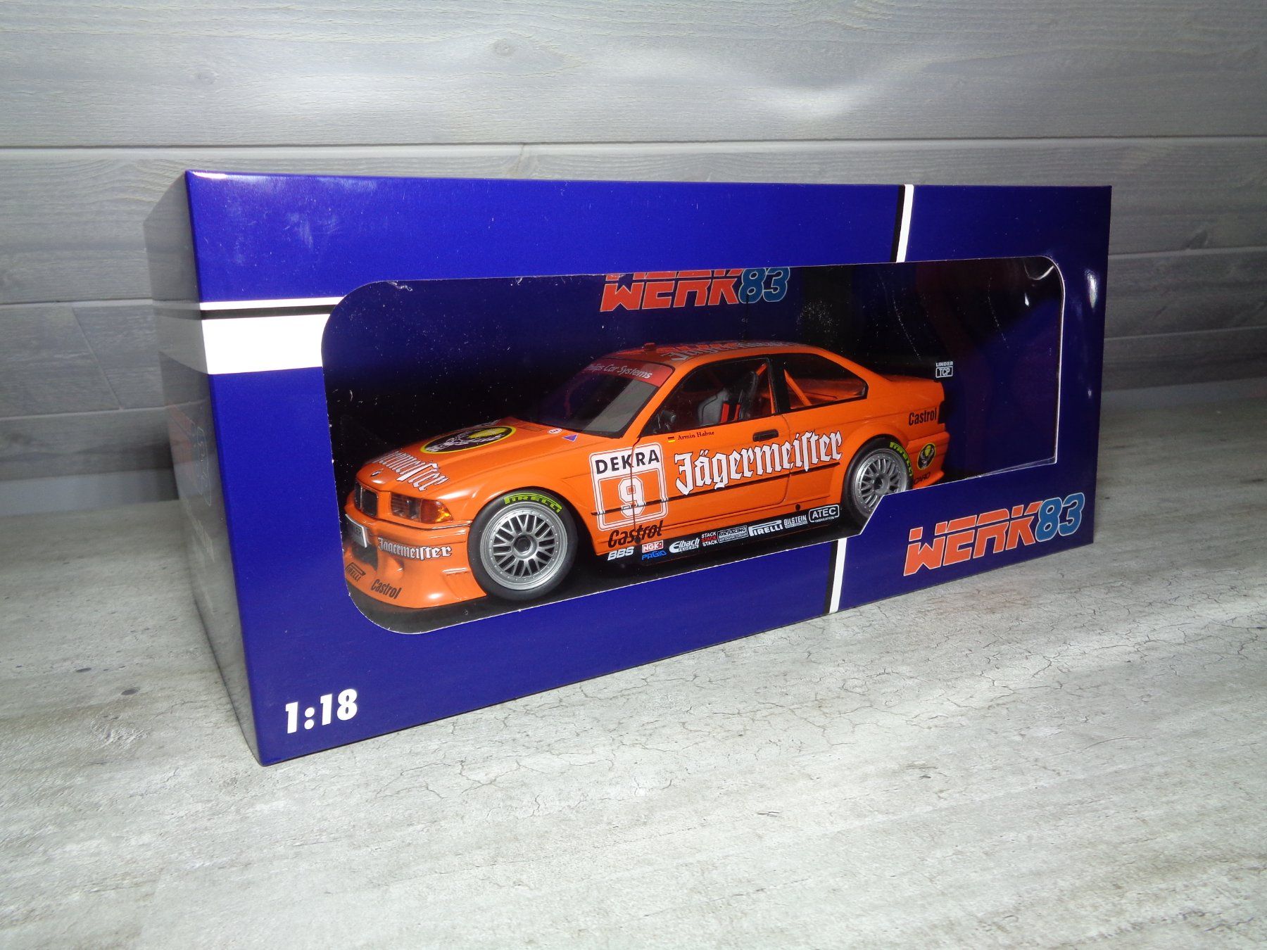 BMW Modellautos: Werk83 1:18 BMW M3 E36 Jägermeister – Neu und originalverpackt aus Reconvilier von rallycar
