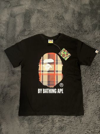 Bathing Ape T-Shirt Schwarz Grösse M mit Etikett