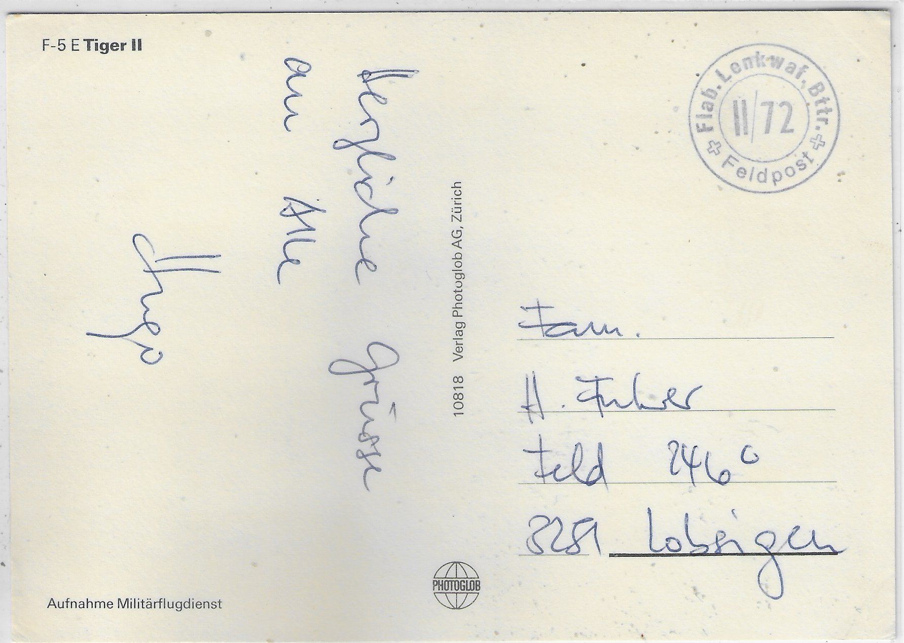 Cartes postales: F-5 E Tiger II – D'occasion à Ettingen par Kartenplanet 1