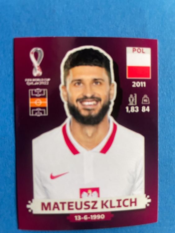 POL 12 Panini WM 2022 MATEUSZ KLICH | Kaufen Auf Ricardo