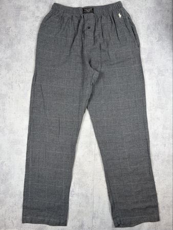 Pantalon pyjama Ralph Lauren gris à carreaux - S #95