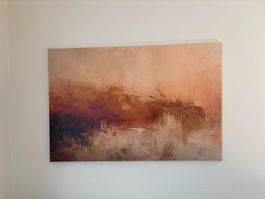 Bild Abstrakt auf Leinwand