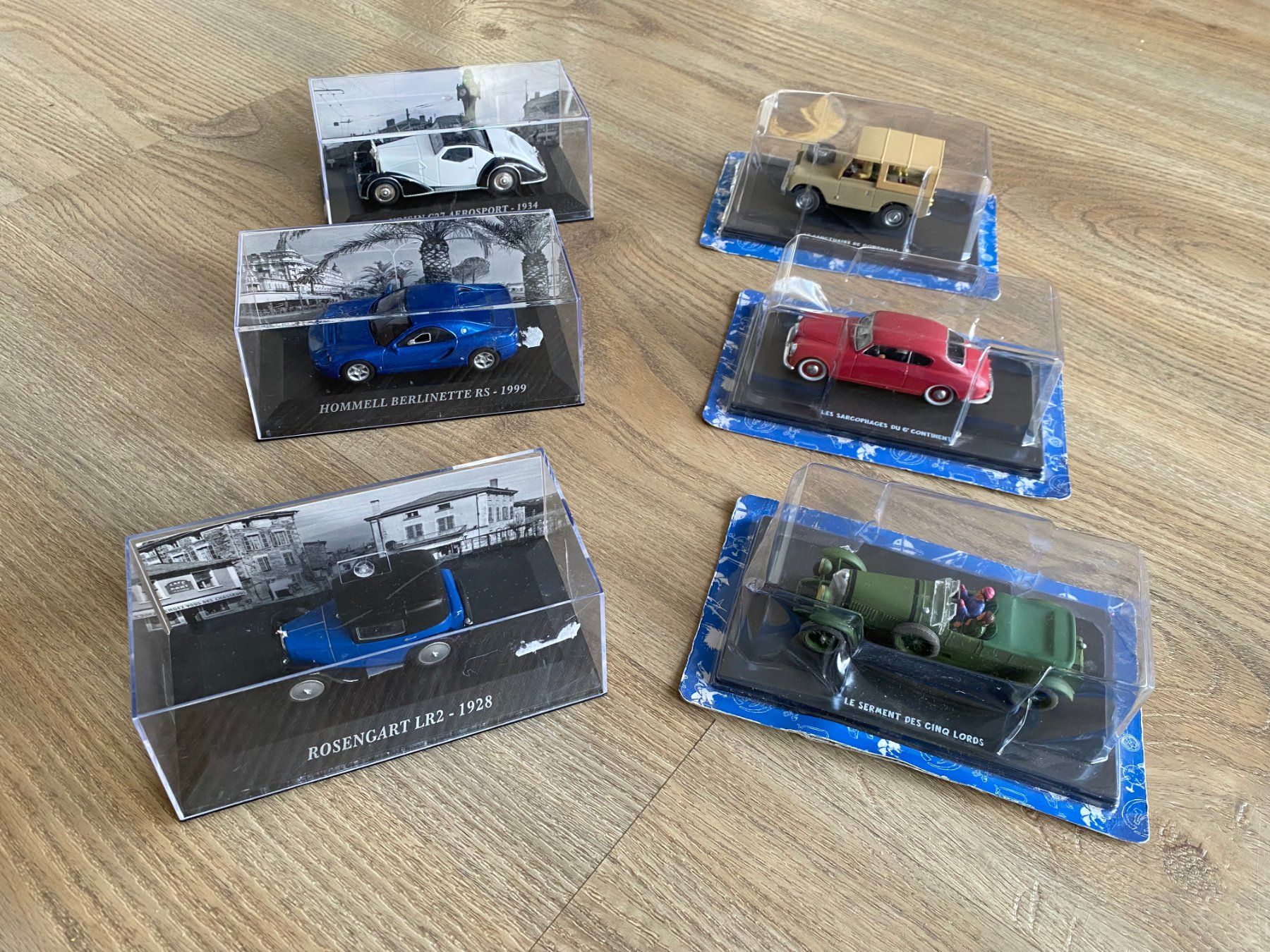 Modellautos: Set 6 Voitures /Auto Studio Jacobs 1:43 NEW – Neu (gemäss Beschreibung) aus Morges von 4WLS
