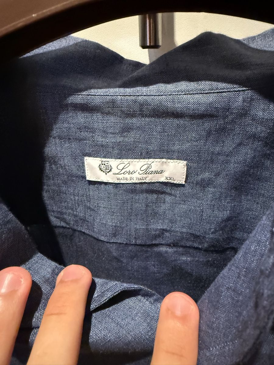 Loro Piana Hemden: Loro Piana Linen Shirt – Neu (gemäss Beschreibung) aus Genève von SG_73 1