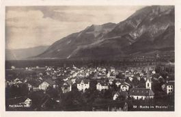 Schöne alte Postkarte BUCHS (SG) 1933