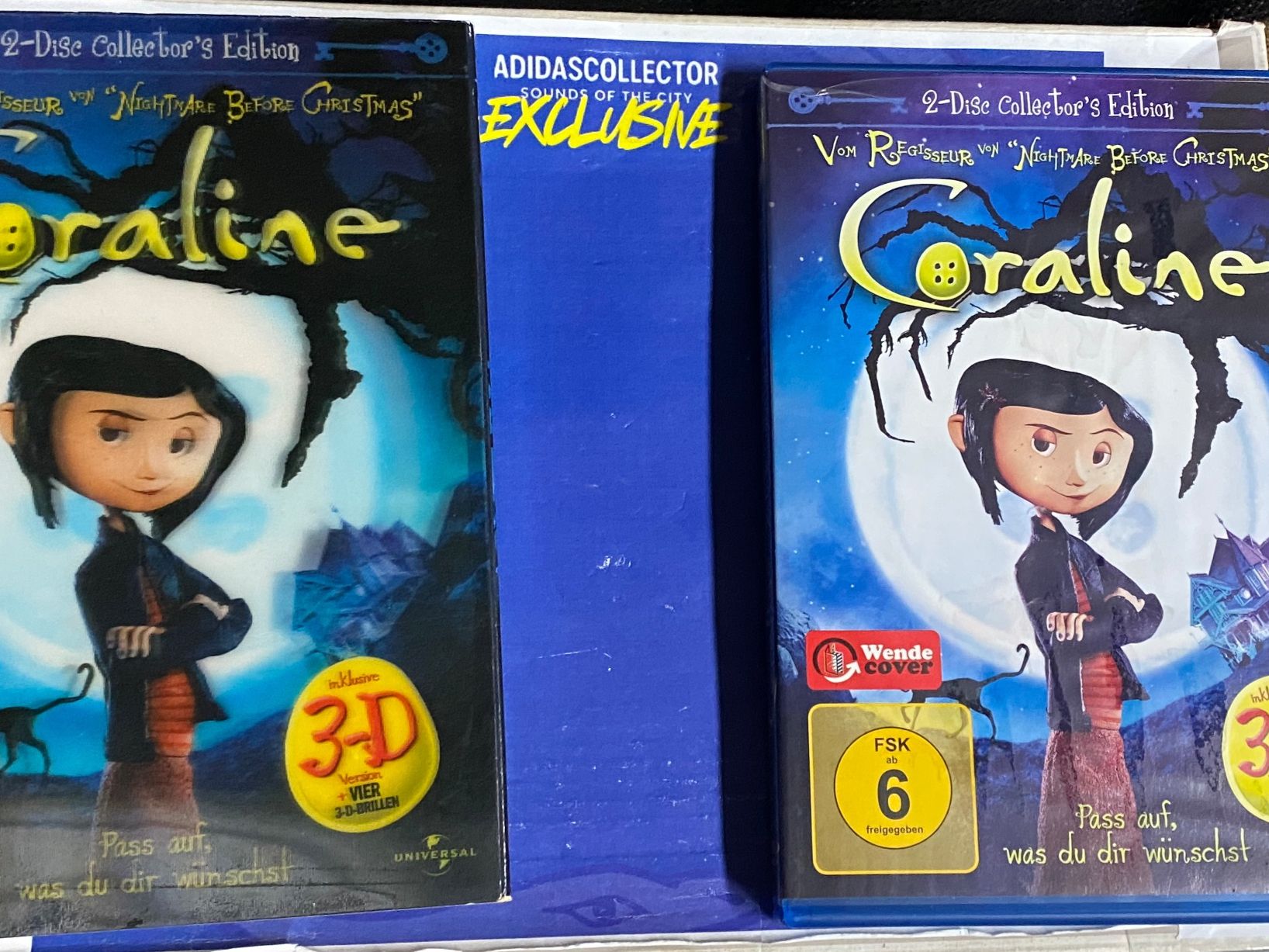 Tutti i DVDs: Coraline 3D – Usato da Muri b. Bern venduto da AdidasCollector 3