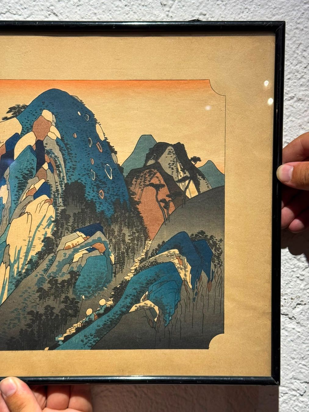 Xilografie: Utagawa Hiroshige, Hakone, Farbholzschnitt – Usato da Zofingen venduto da GrosisWonderkeller 8