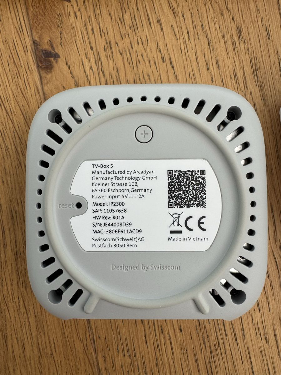 Swisscom Lettore multimediale & Streamer: Swisscom TV box 5  – Usato da Bottmingen venduto da ser_rs9s 1