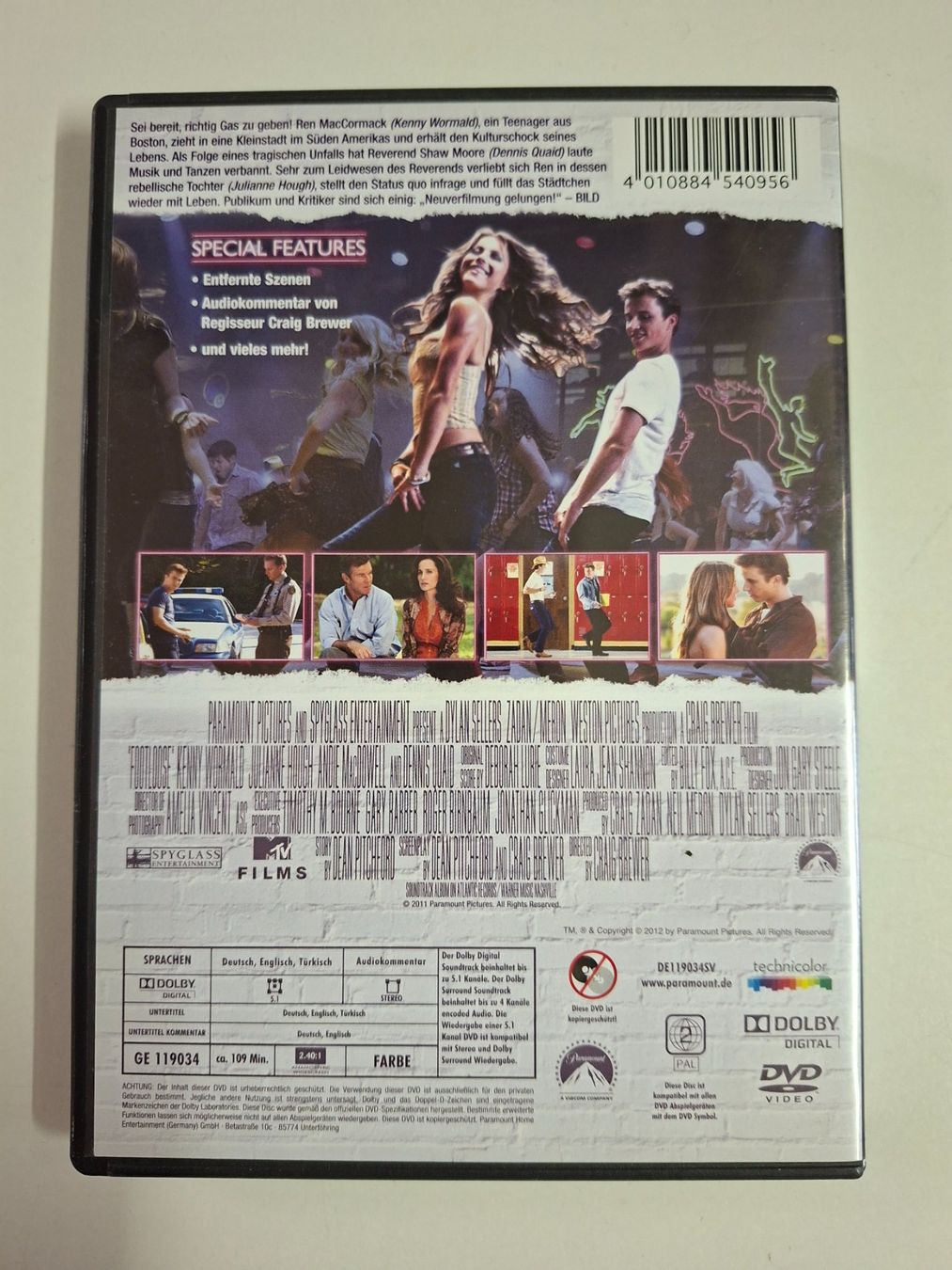 Tutti i DVDs: DVD Footloose – Usato da Bilten venduto da holzwurm73 1