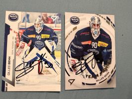 Gilles Senn Ambri Piotta HCD Hockey Card signiert 