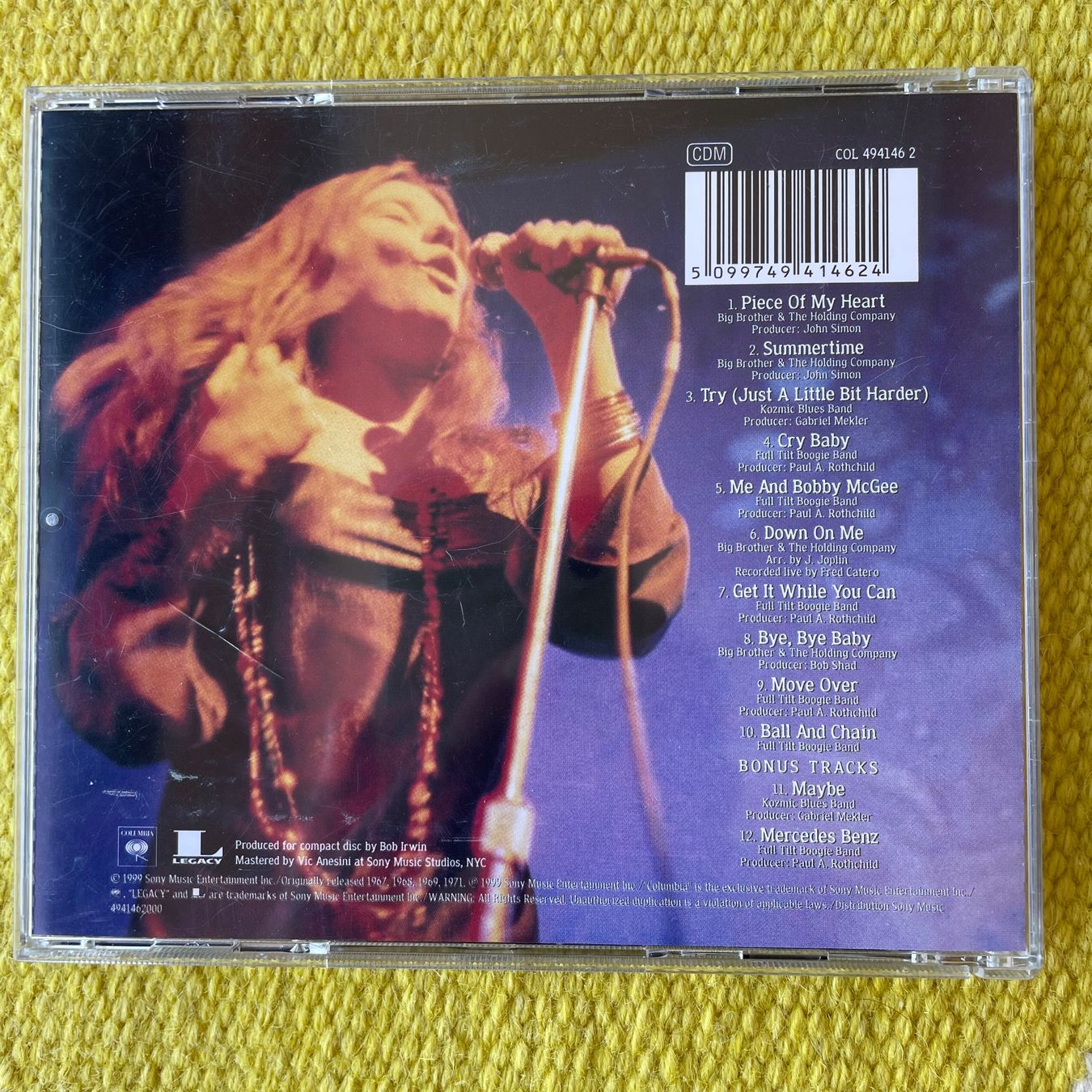 CD: JANIS JOPLIN-GREATEST HITS – Usato da Rorschacherberg venduto da CD-Roli 1