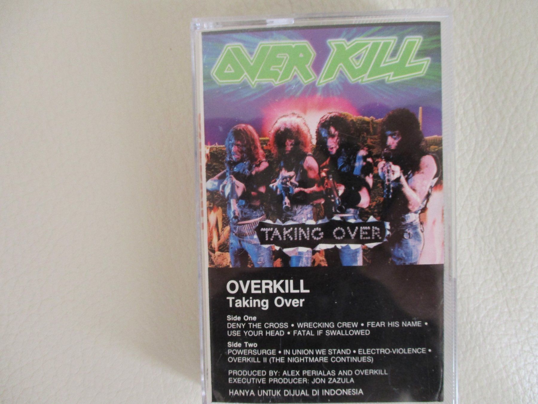 Cassettes audio: Overkill – Taking Over – D'occasion à Liestal par Disc-Point